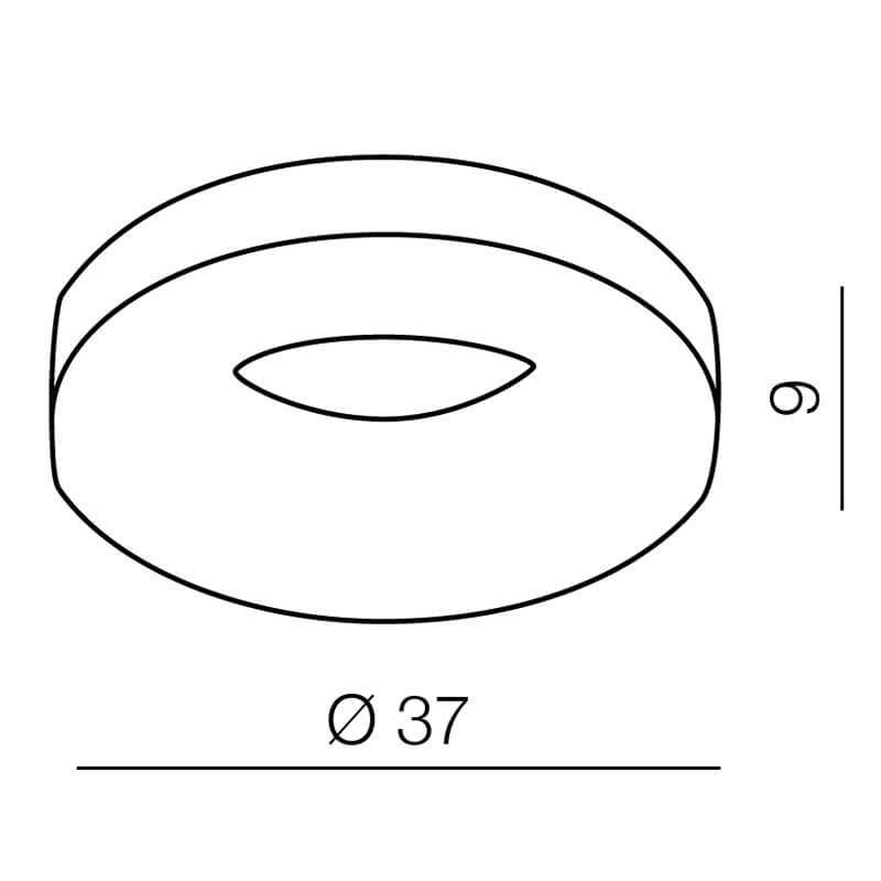 Накладной светильник Azzardo Ring C AZ0586 в Санкт-Петербурге