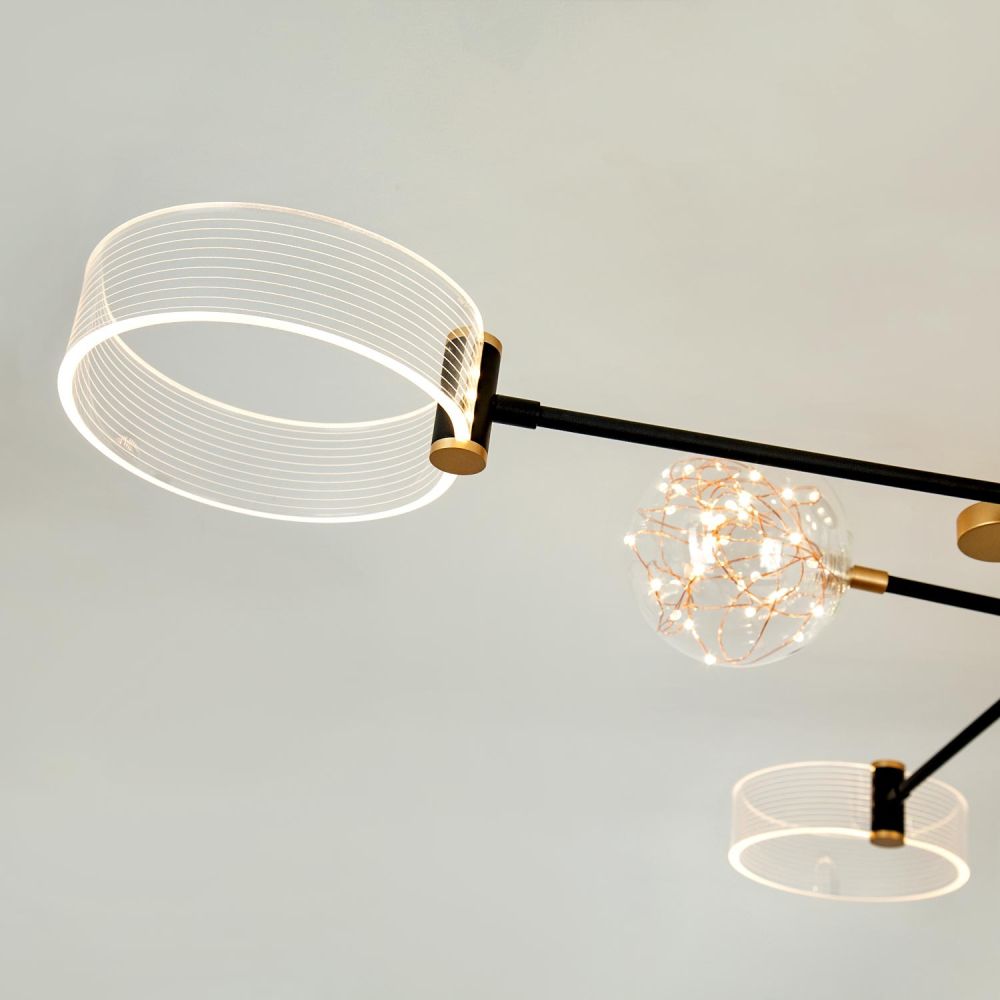 Потолочная люстра LED4U L3110-8 в Санкт-Петербурге