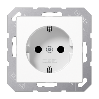 Розетка 2K+З Jung A1521WW в Санкт-Петербурге