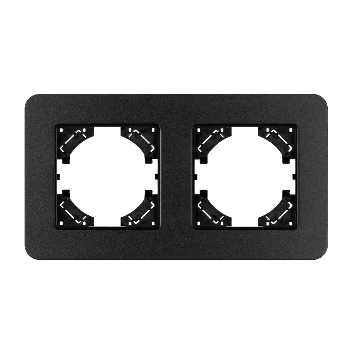 Рамка на 2 поста алюминиевая Arlight FRM-AKIRY-SFAL-2-BK 049738 в Санкт-Петербурге
