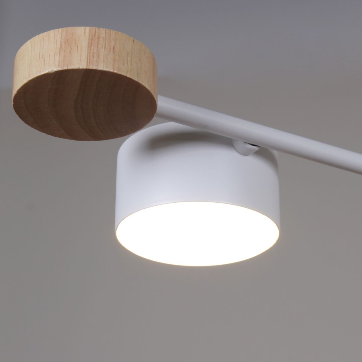 Люстра на штанге Reluce 03751-0.3-10 WT+WOOD GX53 в Санкт-Петербурге