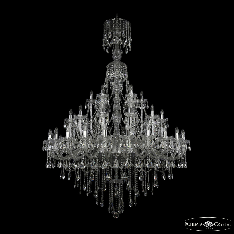 Подвесная люстра Bohemia Ivele Crystal 1415/24+12+6/530/XL-210 Ni в Санкт-Петербурге