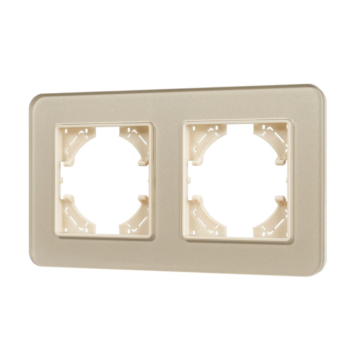 Рамка на 2 поста стеклянная Arlight FRM-OMALI-GS-2-GD 049695 в Санкт-Петербурге