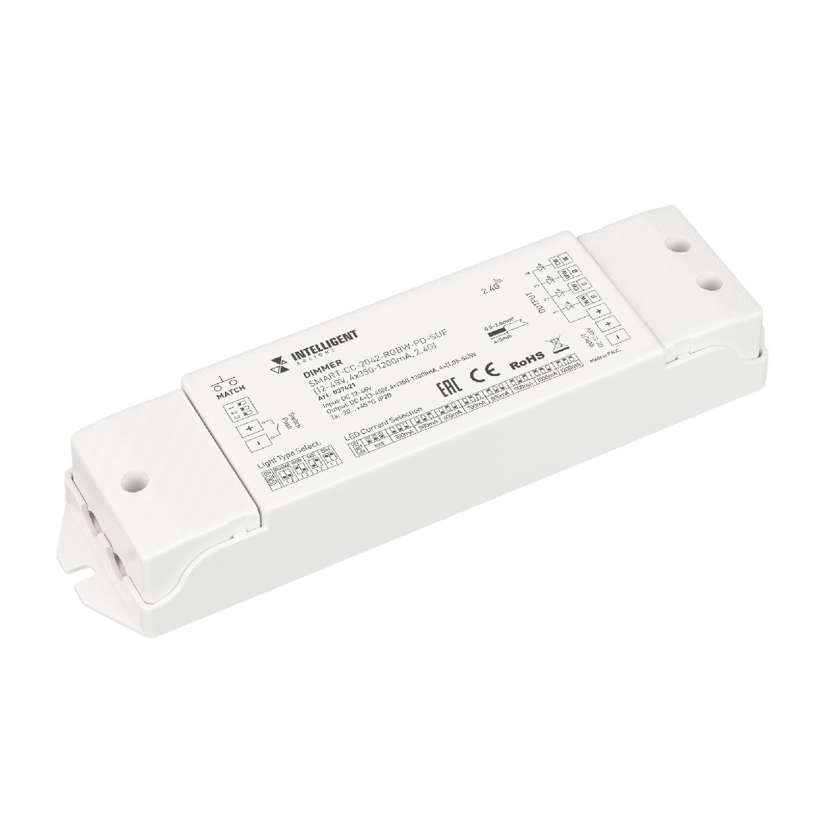 Диммер Arlight SMART-CC-2042-RGBW-PD-SUF (12-48V, 4x350-1200mA, 2.4G) 037421 в Санкт-Петербурге