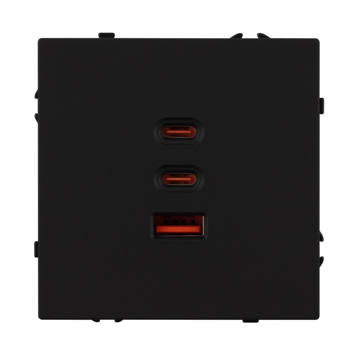 Механизм розетки с быстрой USB зарядкой Arlight SCT-NOBE-MUACC-SFPL-FC-BK (65W, QC3) 061834 в Санкт-Петербурге