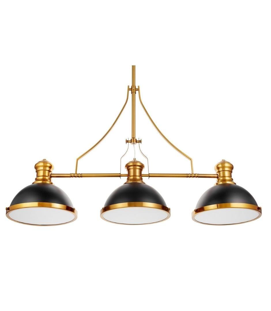 Подвесная люстра Lumina Deco Ettore LDP 710-3 BK+MD в Санкт-Петербурге