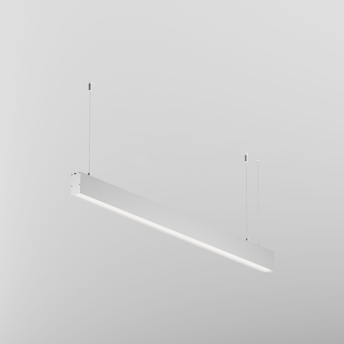 Линейный подвесной светильник Maytoni Technical 3000K 35x67 (Серебро, 1 м) LL312035 в #REGION_NAME_DECLINE_PP#