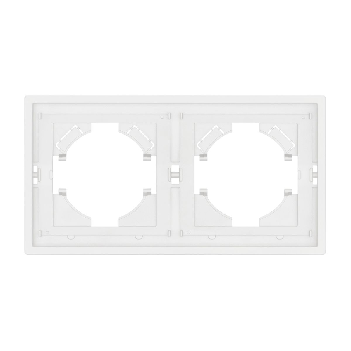 Рамка пластиковая на 2 поста Arlight FRM-TENDO-SFPL-2-WH 054649 в Санкт-Петербурге