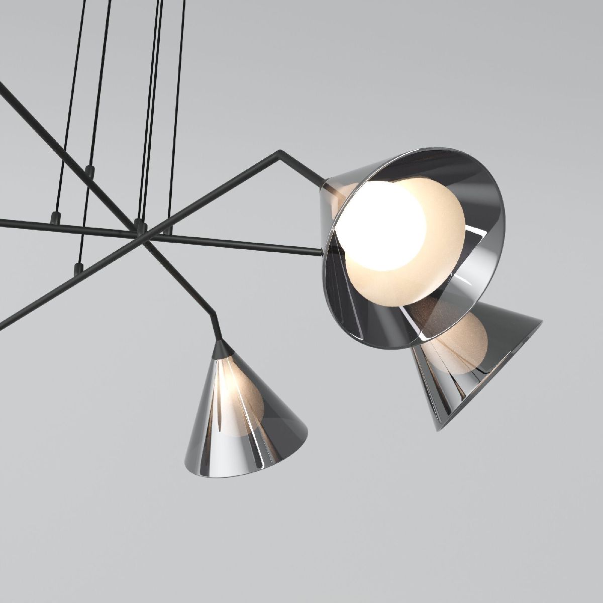 Подвесная люстра Eurosvet Enigma 70161/6 черный Smart a069046 УЦ в #REGION_NAME_DECLINE_PP#