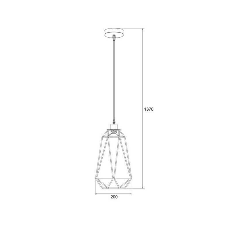 Подвесной светильник Zumaline Torch HP1423A-20-BL в Санкт-Петербурге