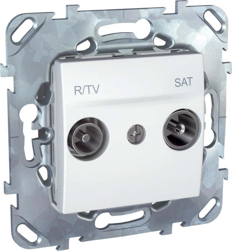 Розетка R-TV/SAT оконечная Schneider Electric Unica MGU5.455.18ZD в Санкт-Петербурге