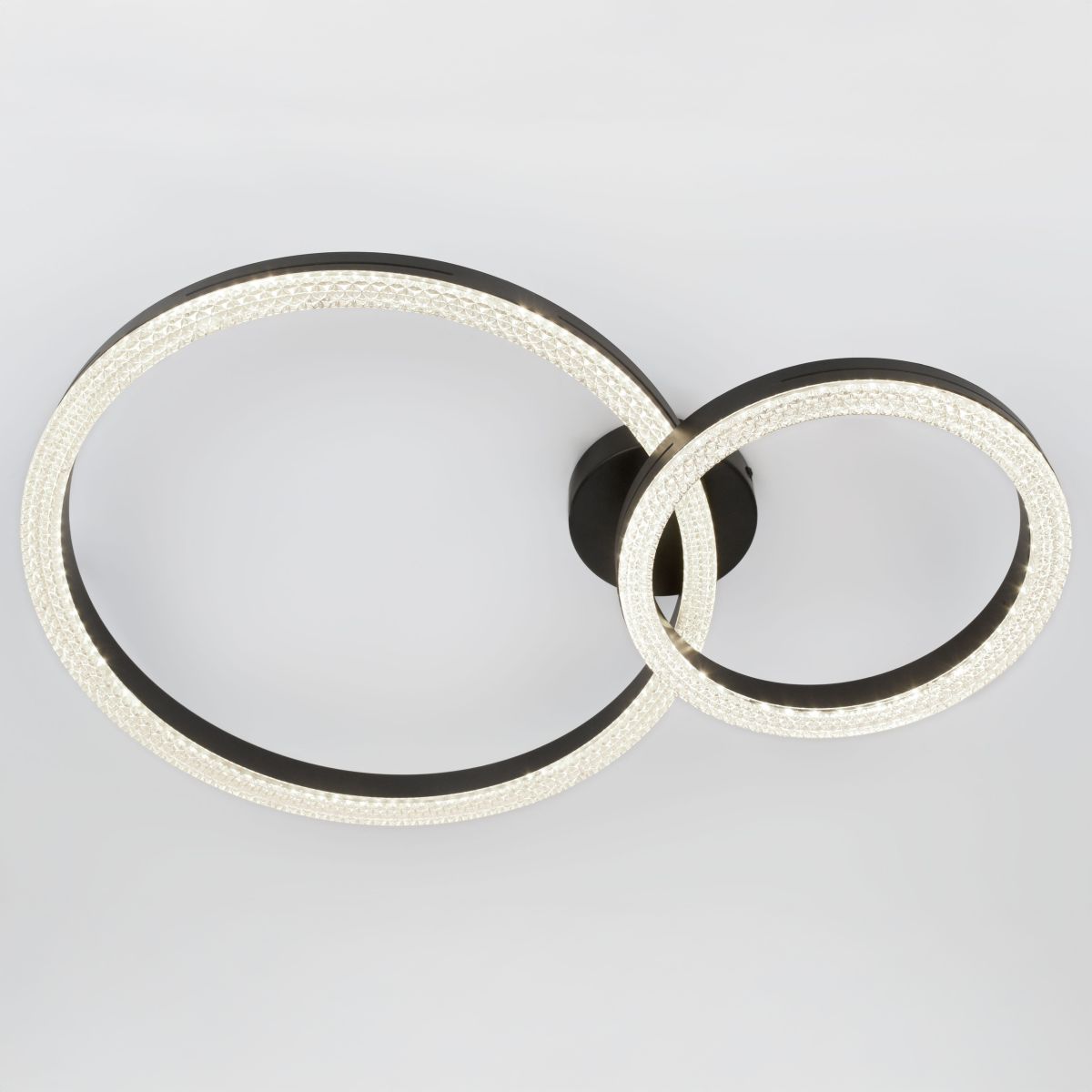 Потолочный светильник Эра Модерн Bloom CLL-1-78W 3K-6K RC BK в Санкт-Петербурге