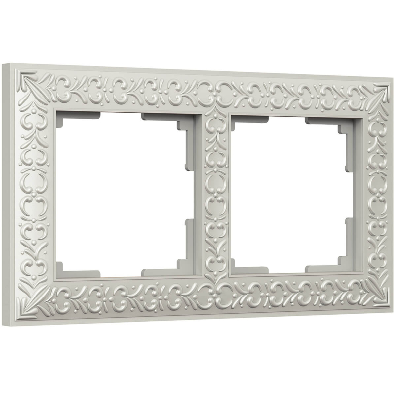 Рамка Werkel Antik на 2 поста жемчужный WL07-Frame-02 4690389063503 в #REGION_NAME_DECLINE_PP#