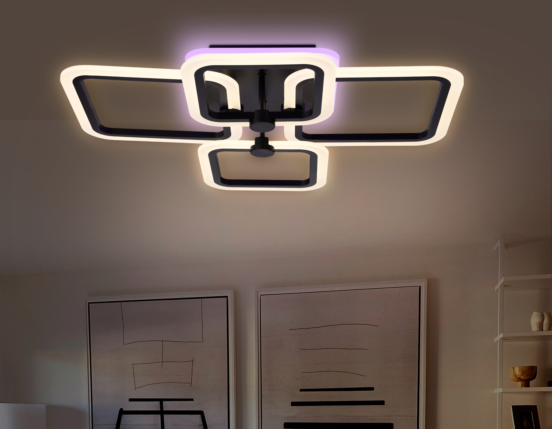 Потолочная люстра с пультом Ambrella Light Acrylica Original FA531 в Санкт-Петербурге