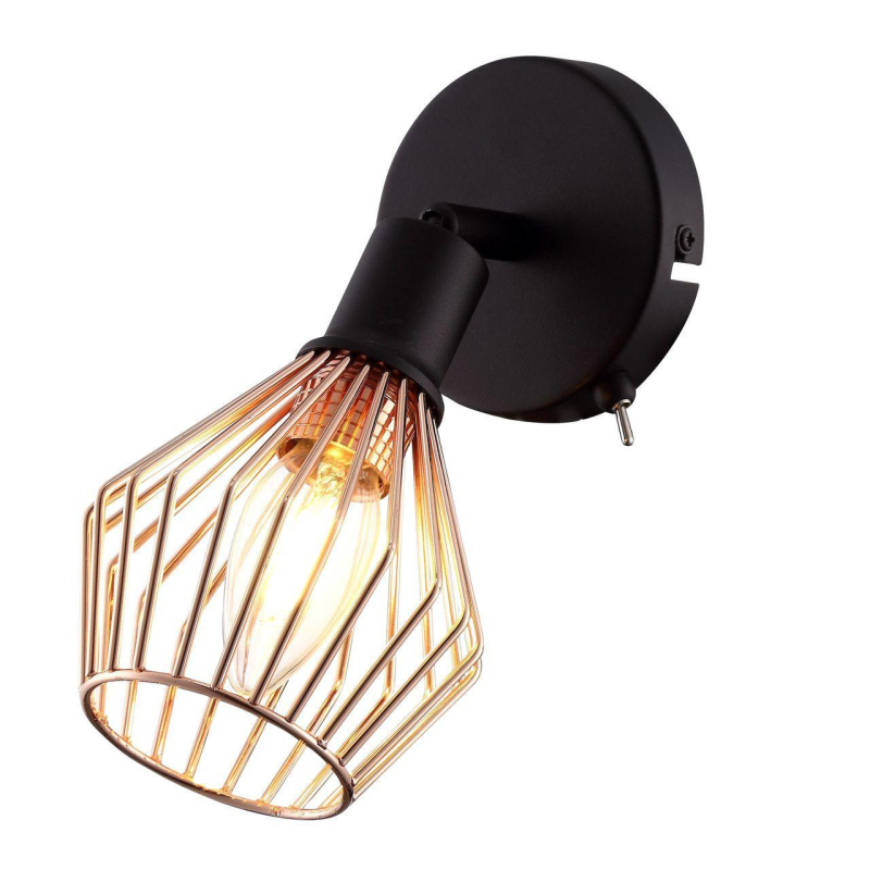 Спот Arte Lamp Grato A9163AP-1BK в Санкт-Петербурге