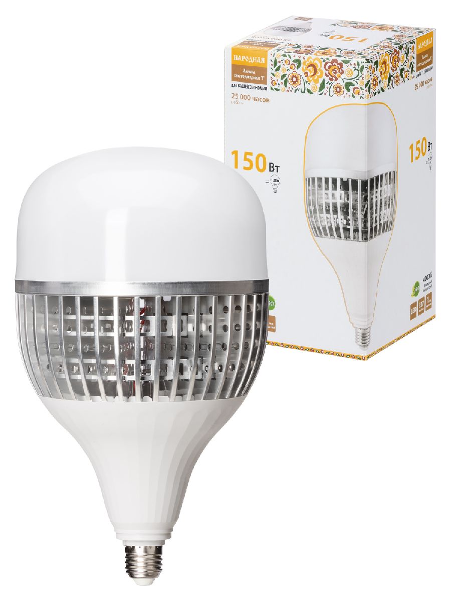 Лампа светодиодная TDM Electric Народная E27 150W 4000K матовая SQ0340-1640 в Санкт-Петербурге