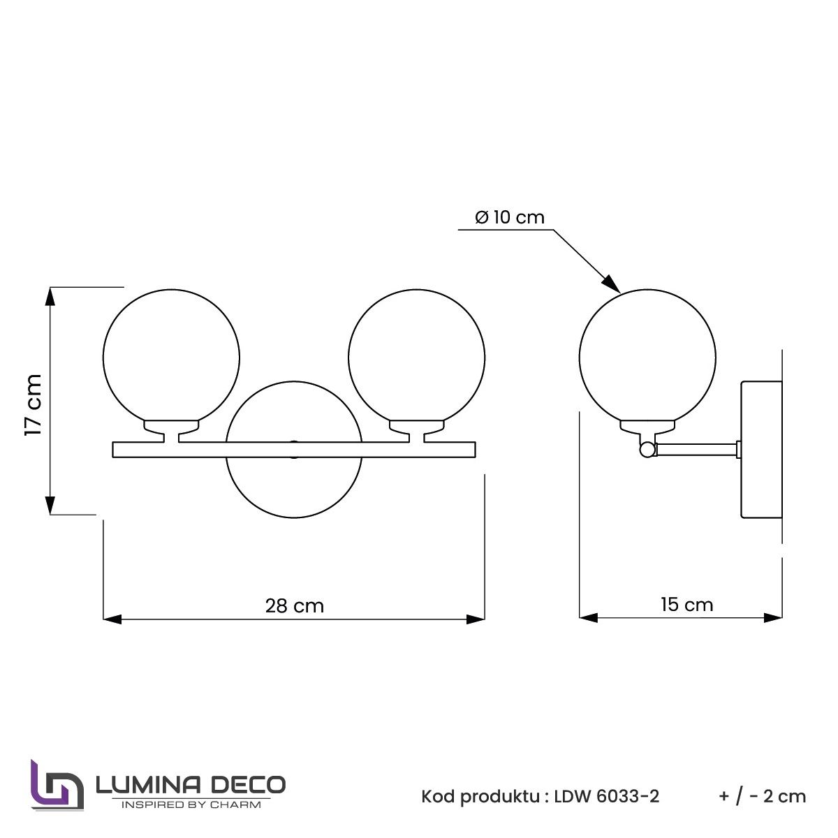 Бра LED Lumina Deco Marsiada LDW 6033-2 MD в Санкт-Петербурге