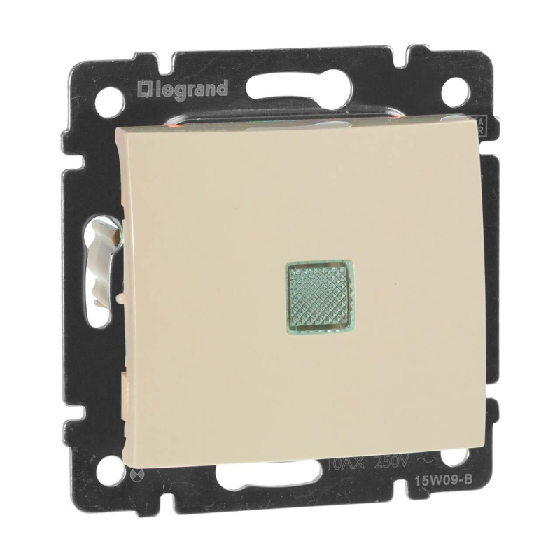 Переключатель одноклавишный Legrand Valena 10A 250V с подсветкой слоновая кость 774310 в Санкт-Петербурге