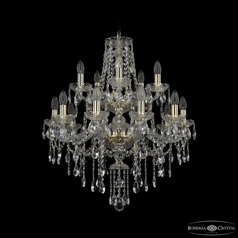 Подвесная люстра Bohemia Ivele Crystal 1415/10+5/220/2d G в Санкт-Петербурге