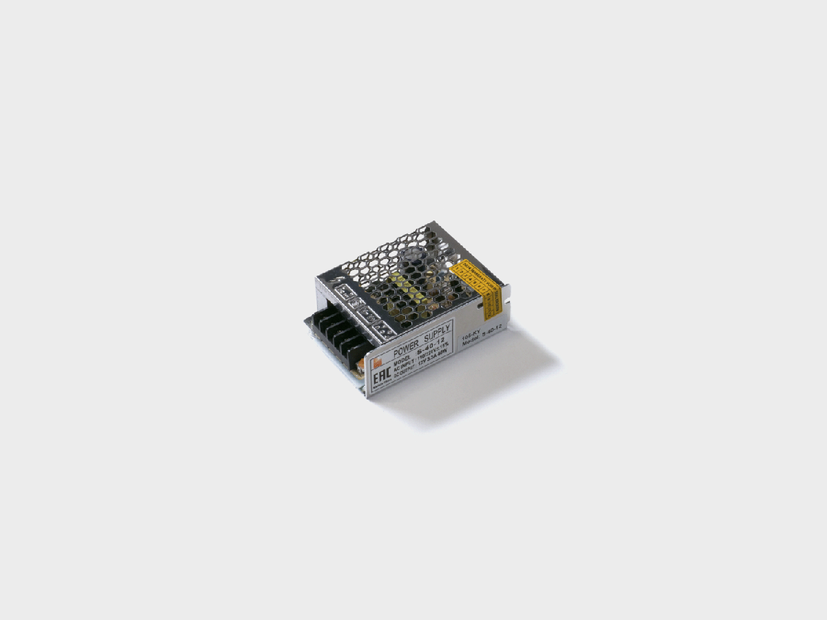 Блок питания SWG Standard 40Вт DC12В 3.3А IP20 S-40-12 00000000126 в Санкт-Петербурге