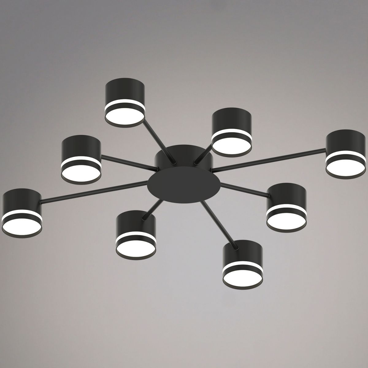 Потолочная люстра Reluce 06730-0.3-08 GX53 BK в #REGION_NAME_DECLINE_PP#