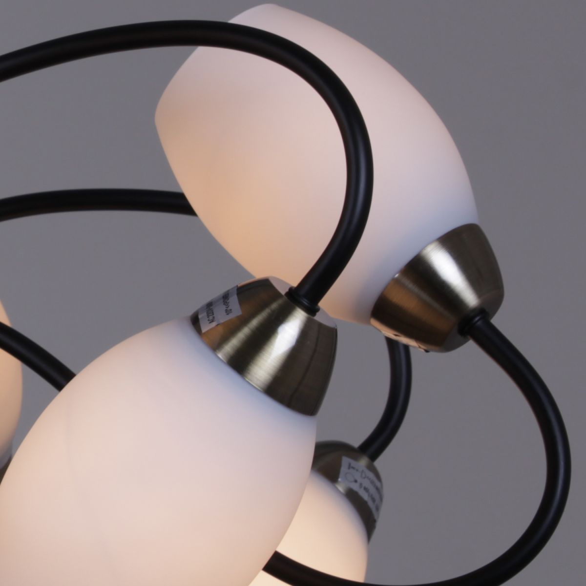 Люстра на штанге Reluce 01270-0.3-10B BK+AB в Санкт-Петербурге