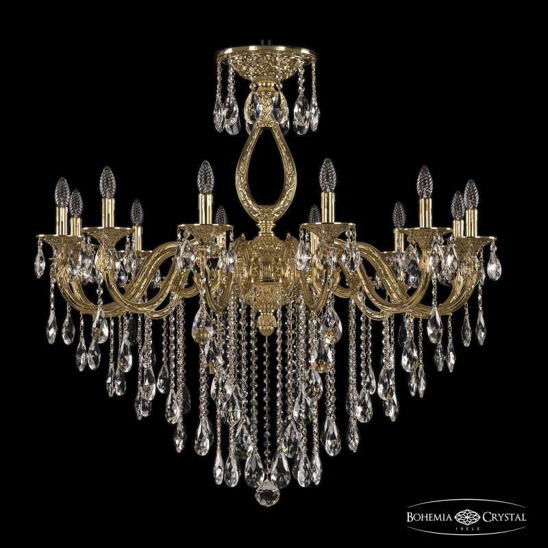 Подвесная люстра Bohemia Ivele Crystal Florence 71301/12/360 B G в Санкт-Петербурге