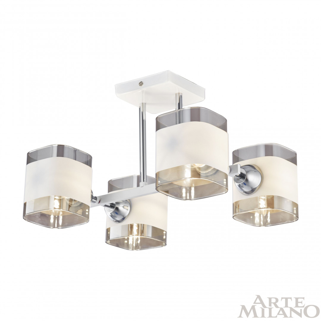 Потолочная люстра Arte Milano Amalfi 329809/4 WH+CR в Санкт-Петербурге