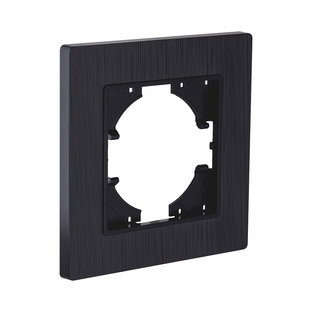 Рамка 1-постовая, черный матовый Kollinger Eleganz Plex EP1BM в #REGION_NAME_DECLINE_PP#