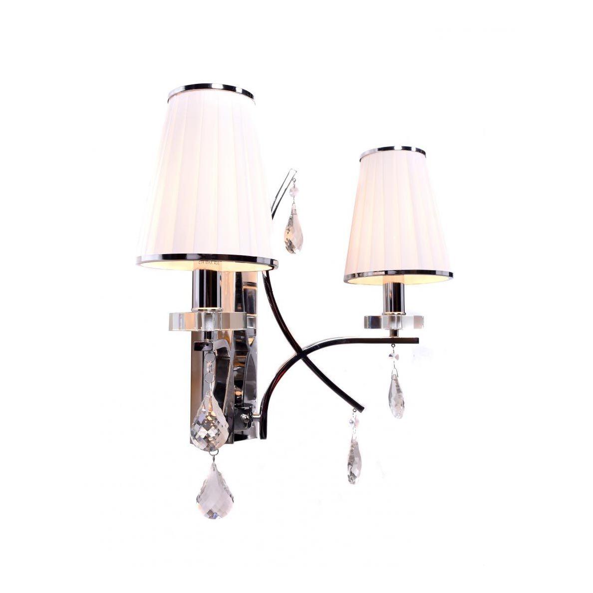 Бра Lumina Deco Glamour LDW 66247-2 WT+CHR в Санкт-Петербурге