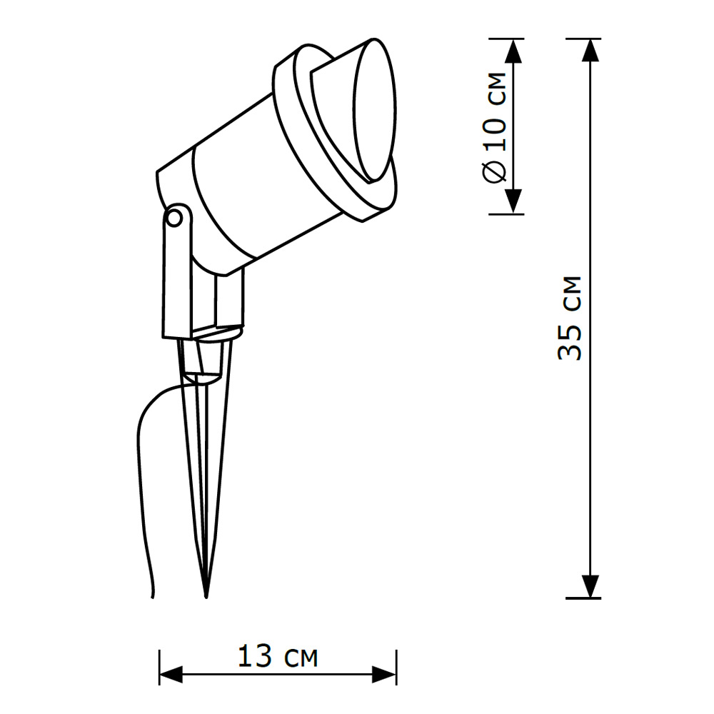 Грунтовый светильник LightHall Bush B LH062012 в Санкт-Петербурге
