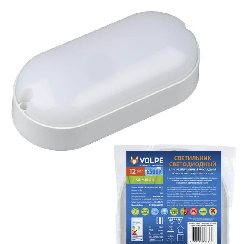 Потолочный светодиодный светильник Volpe ULW-Q225 12W/6500К IP65 White UL-00005135 в Санкт-Петербурге