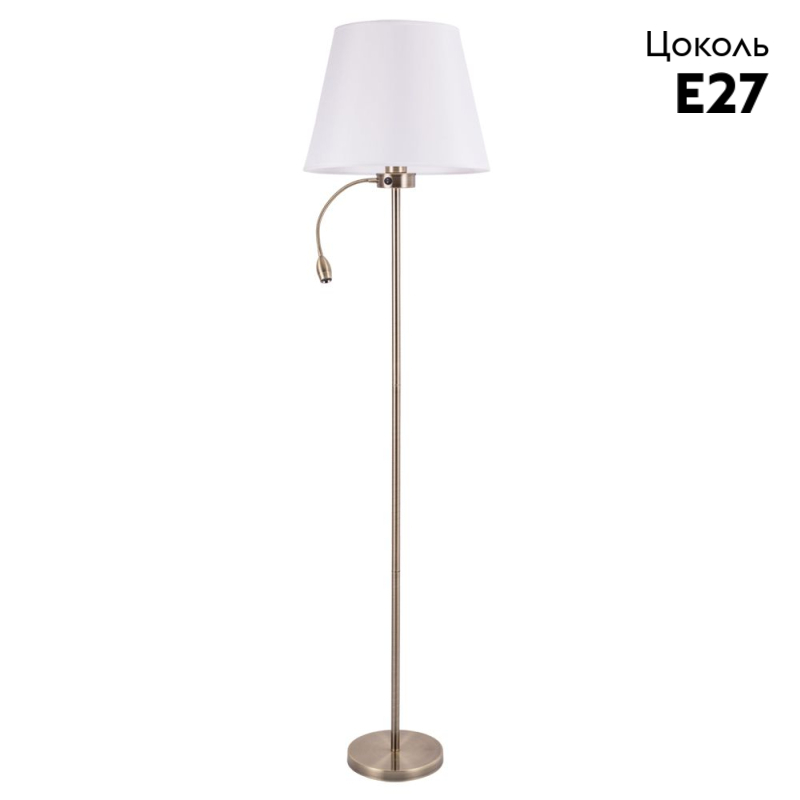 Торшер Arte Lamp Elba A2581PN-2AB в Санкт-Петербурге