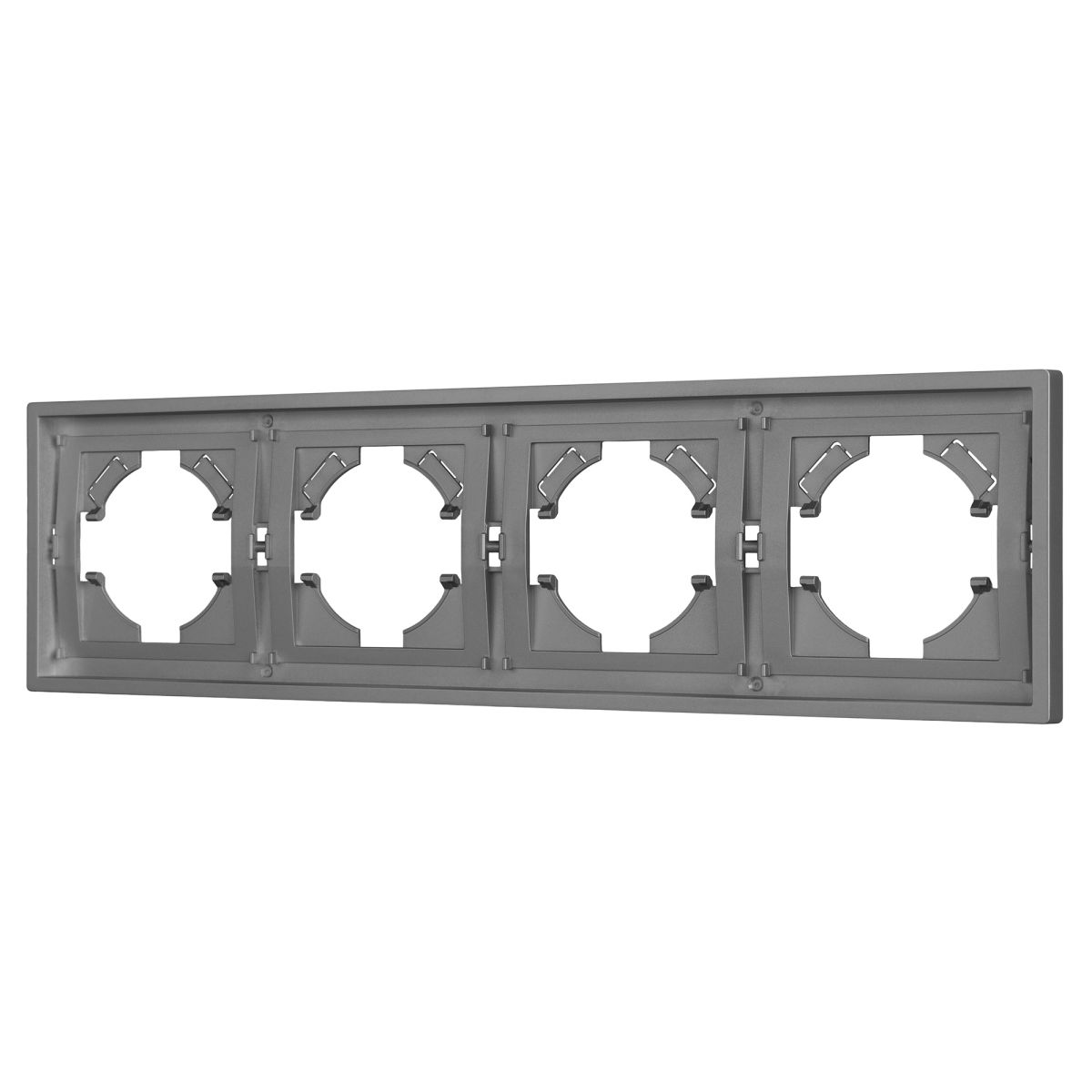 Рамка пластиковая на 4 поста Arlight FRM-TENDO-PL-4-GR 053849 в Санкт-Петербурге