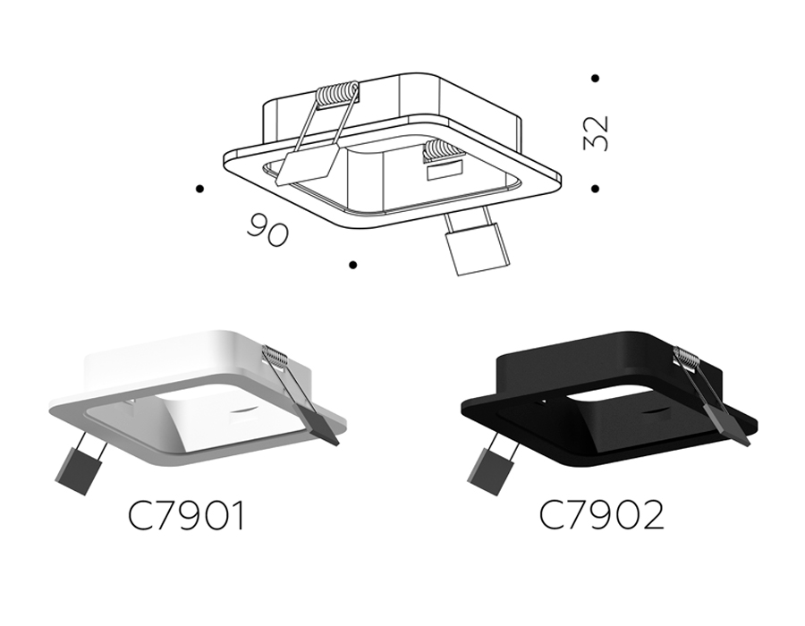 Корпус светильника Ambrella Light DIY Spot C7901 в Санкт-Петербурге