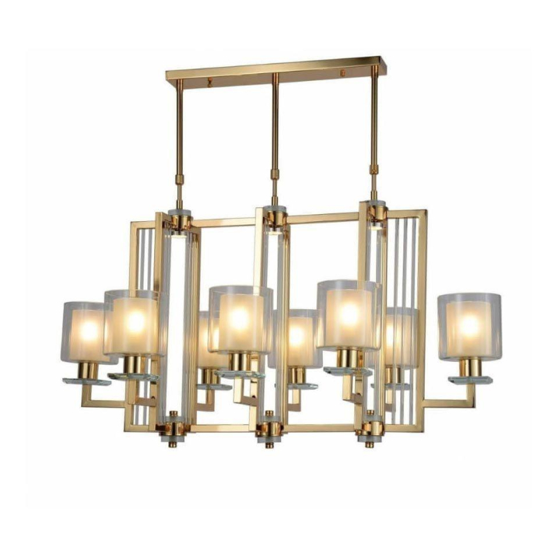 Подвесная люстра Lumina Deco Manhattan LDP 8012-8 PR F.GD в Санкт-Петербурге
