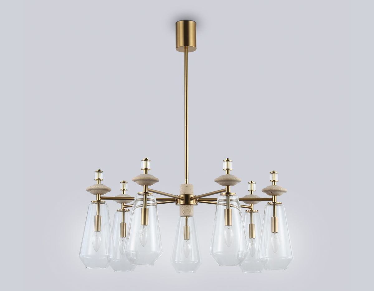 Люстра на штанге Ambrella Light High Light Ceramo Modern LH53306 в #REGION_NAME_DECLINE_PP#