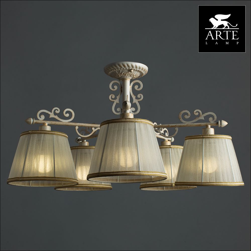 Потолочная люстра Arte Lamp Jess A9513PL-5WG в #REGION_NAME_DECLINE_PP#