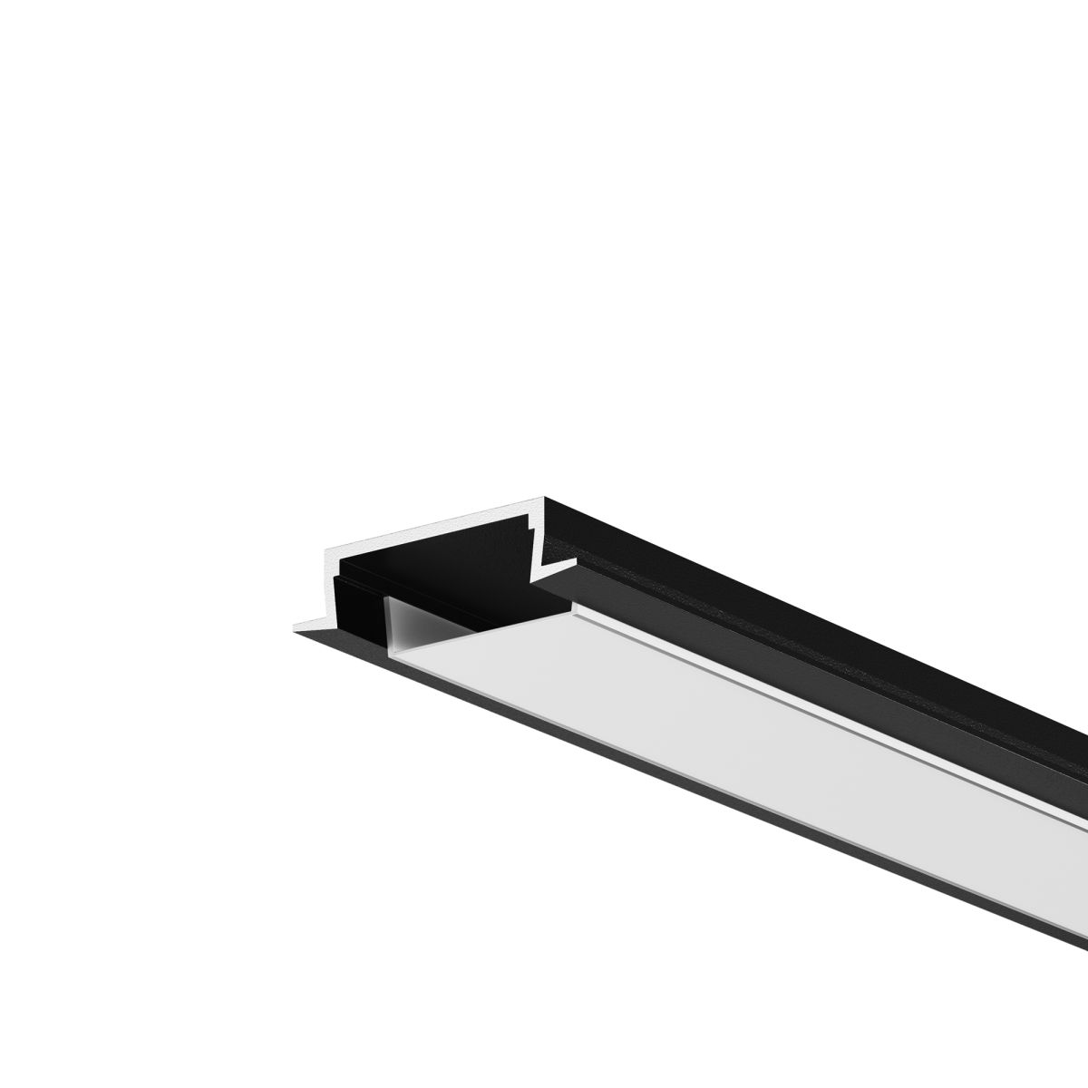 Алюминиевый профиль встраиваемый с накладным фланцем Maytoni Led Strip ALM-004-B-2M 632010 в Санкт-Петербурге