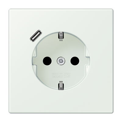 Розетка 2K+З USB Typ C Jung LC1520-18C210 в Санкт-Петербурге