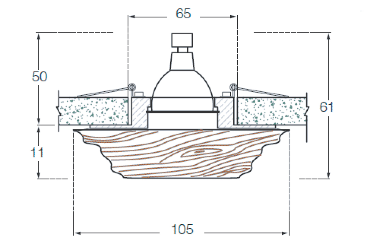 Накладка Donolux Downlight DL-001B-2 в Санкт-Петербурге