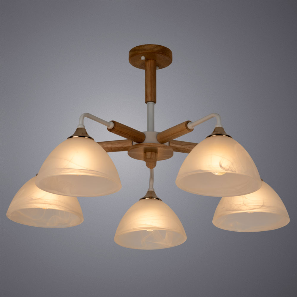 Люстра на штанге Arte Lamp Matthew A5032PL-5BR в Санкт-Петербурге