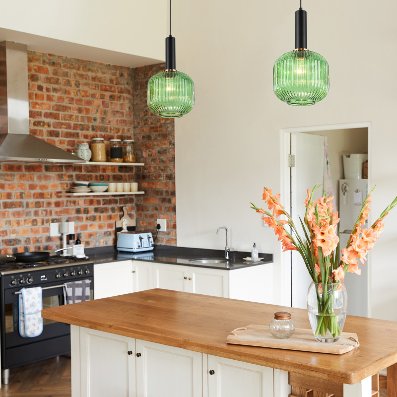 Подвесной светильник Eurosvet 50182/1 зеленый УЦ в Санкт-Петербурге