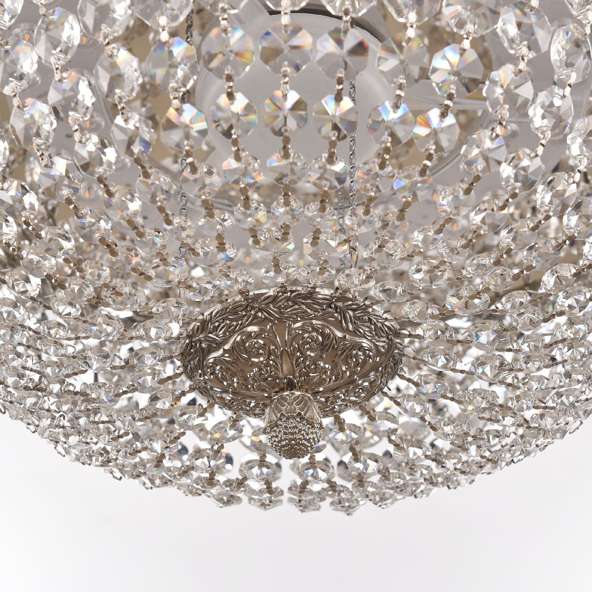 Потолочная люстра Bohemia Ivele Crystal 19011/55IV/LED-DIM Ni в Санкт-Петербурге