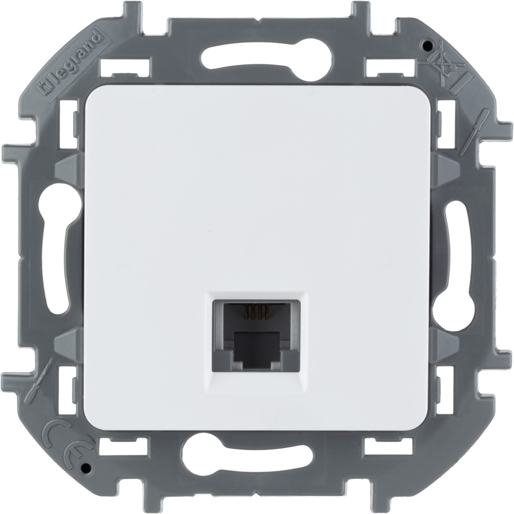 Розетка телефонная RJ11 Legrand Inspiria 673820 в Санкт-Петербурге