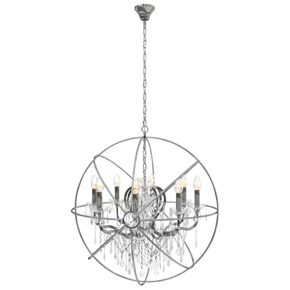 Подвесная люстра LOFT IT Foucaults orb crystal Loft1896/8 в Санкт-Петербурге