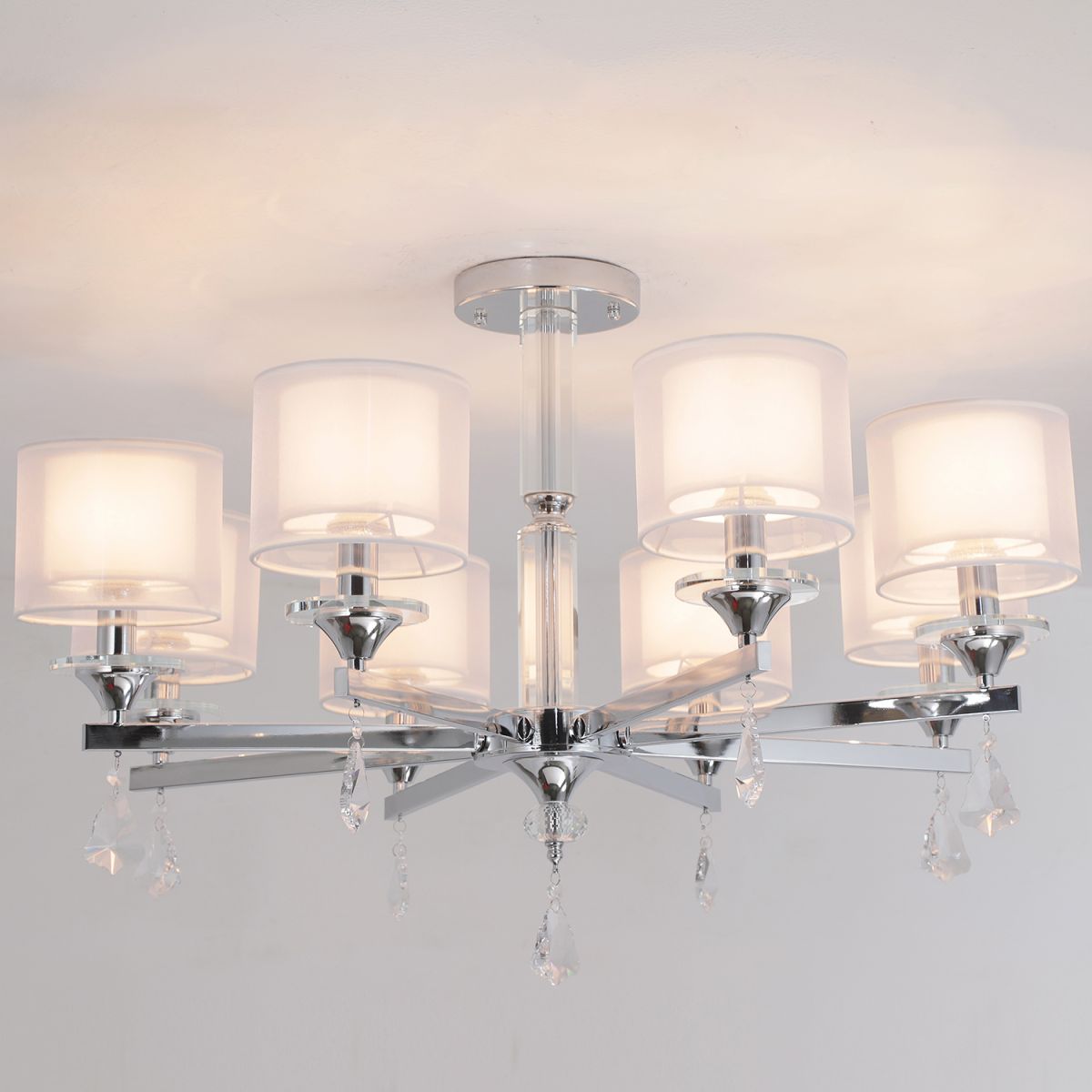 Люстра на штанге Illumico IL1354-8CPA-29 CR Romei в #REGION_NAME_DECLINE_PP#