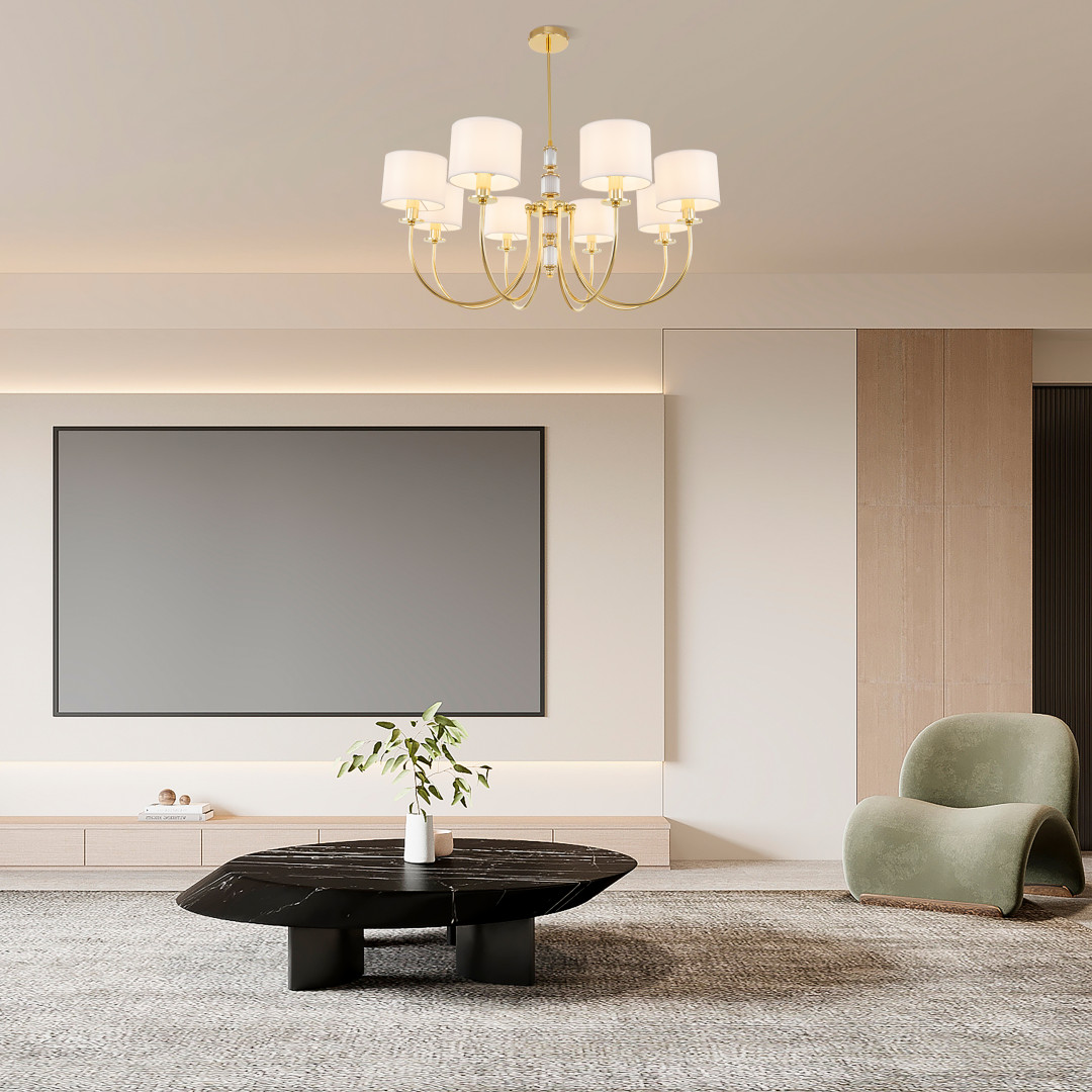 Люстра на штанге Arte Milano 348401/8 NGD УЦ в Санкт-Петербурге