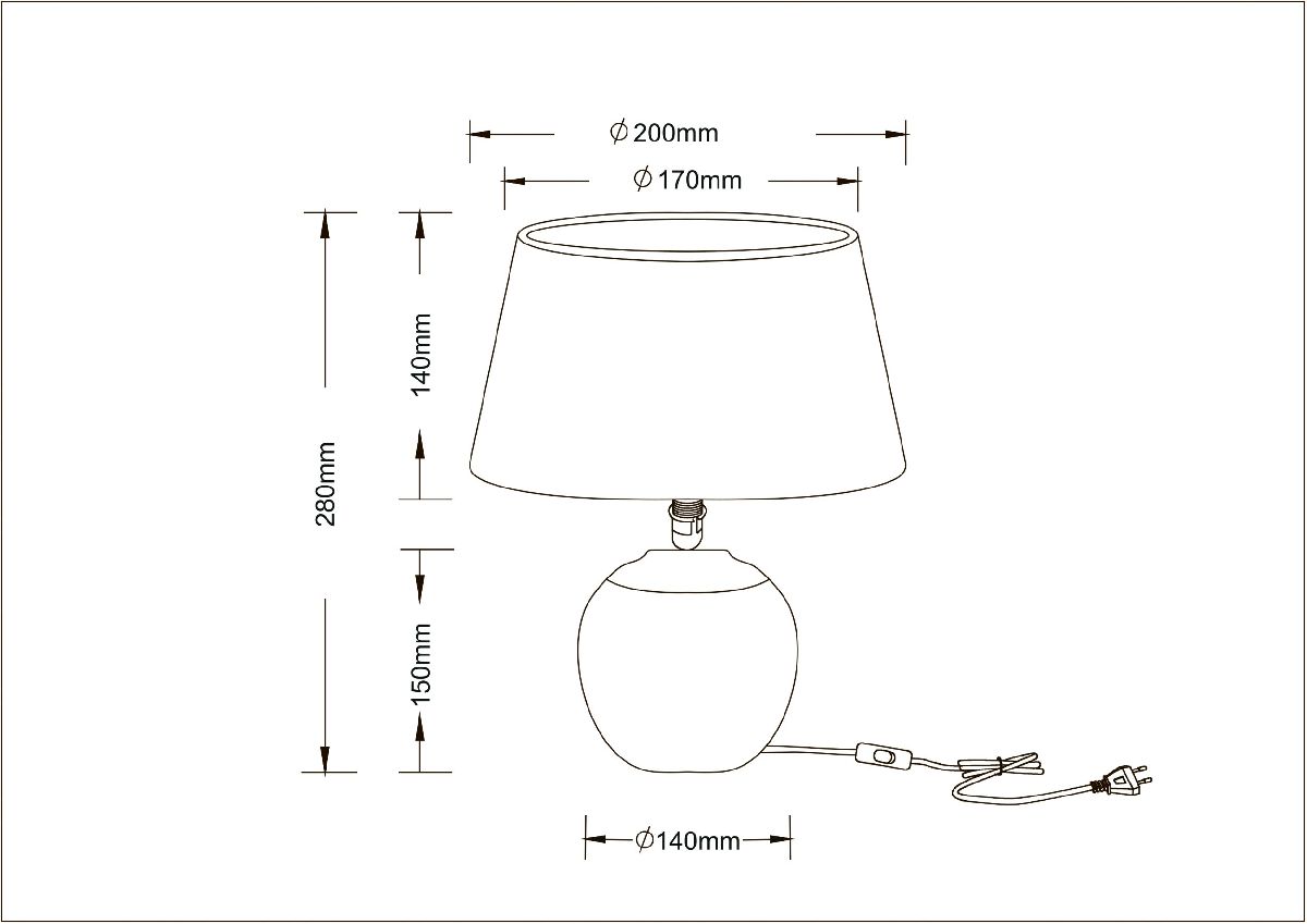 Настольная лампа Arte Lamp Scheat A5033LT-1WH в Санкт-Петербурге