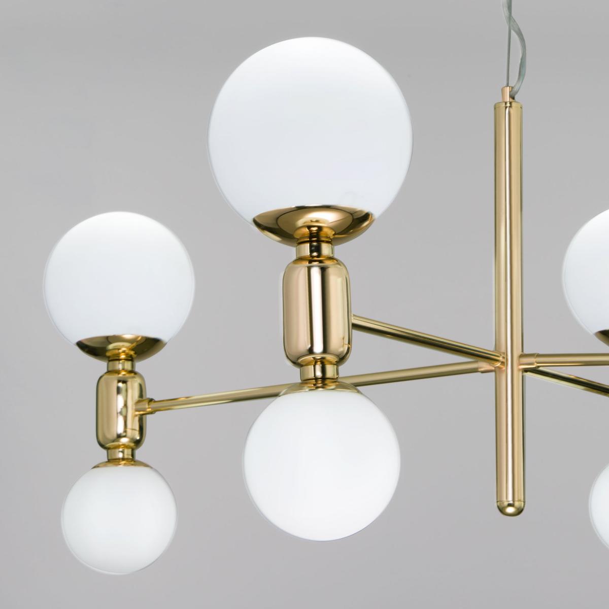 Подвесная люстра Eurosvet Bubble 30182/8 золото a063207 в Санкт-Петербурге